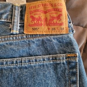 Levis Mens 505 38 X 34